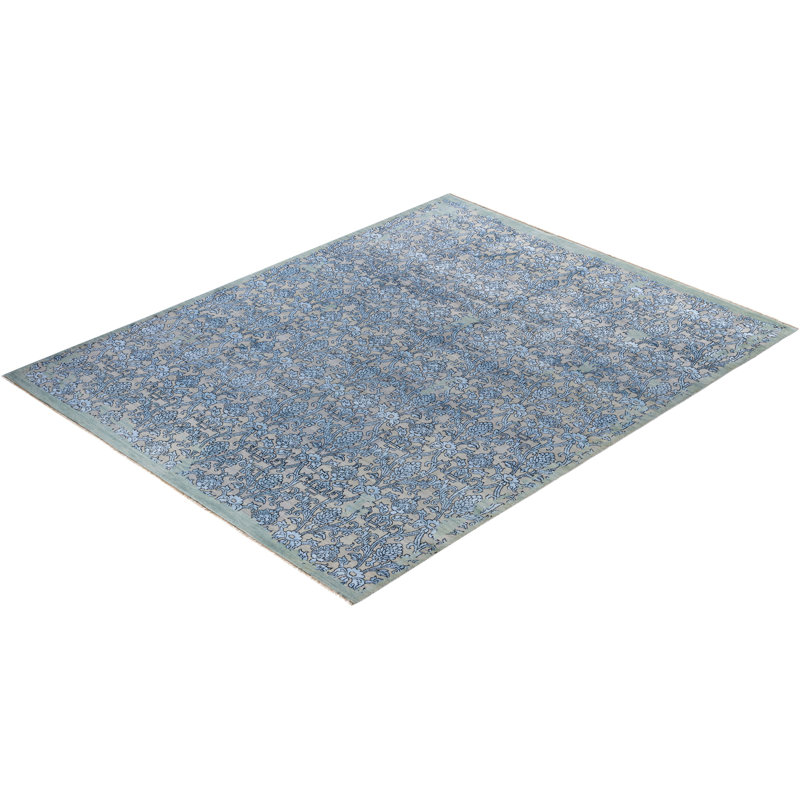 Overdyed One-of-a-Kind 8' 2" X 10' 3" Hand Knotted Area Rug