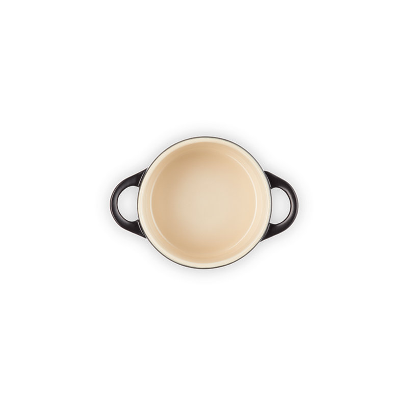 Le Creuset Stoneware Petite Round Casserole, Satin Black