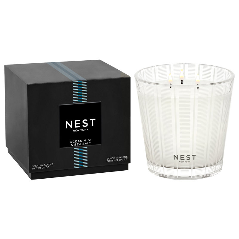 Ocean Mist & Sea Salt Classic Candle, 3, 3-Wick