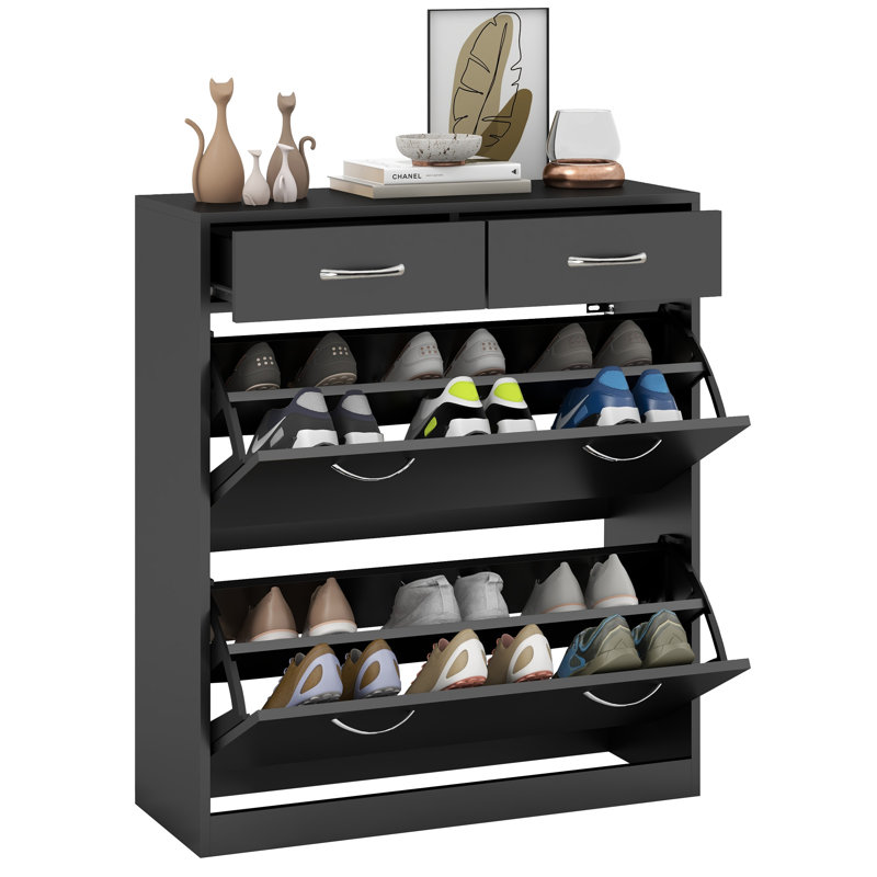 12 Pair Shoe Storage Cabinet