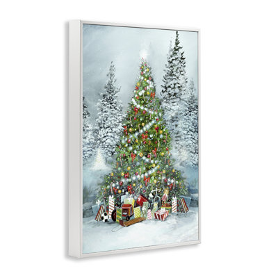 «Mistletoe Kisses», art de la giclée encadrée par Ruane Manning