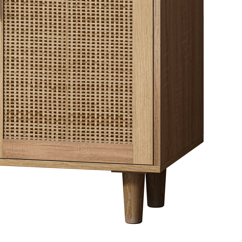 62,76 po de rangement fonctionnel à 4 portes - grand rangement, matériel, pour chambre à coucher / salon / bureau, panneau de particules élégant à installation simple avec portes, spacieux, chambre à coucher, salon, bureau, assemblage facile