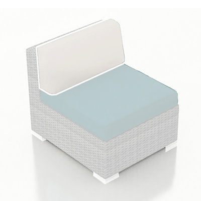 27" Single Seat Back Cushion - Canvas Flax