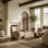 Fauteuil d'appoint en chenille Randal