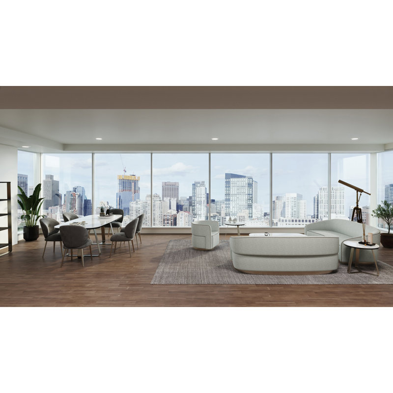 Hale Sofa, Plush Snow 100% Polyester