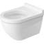 Duravit Starck 3 Dual Flush Round Wall Mounted Toilet Bowl (Seat Not Included)
