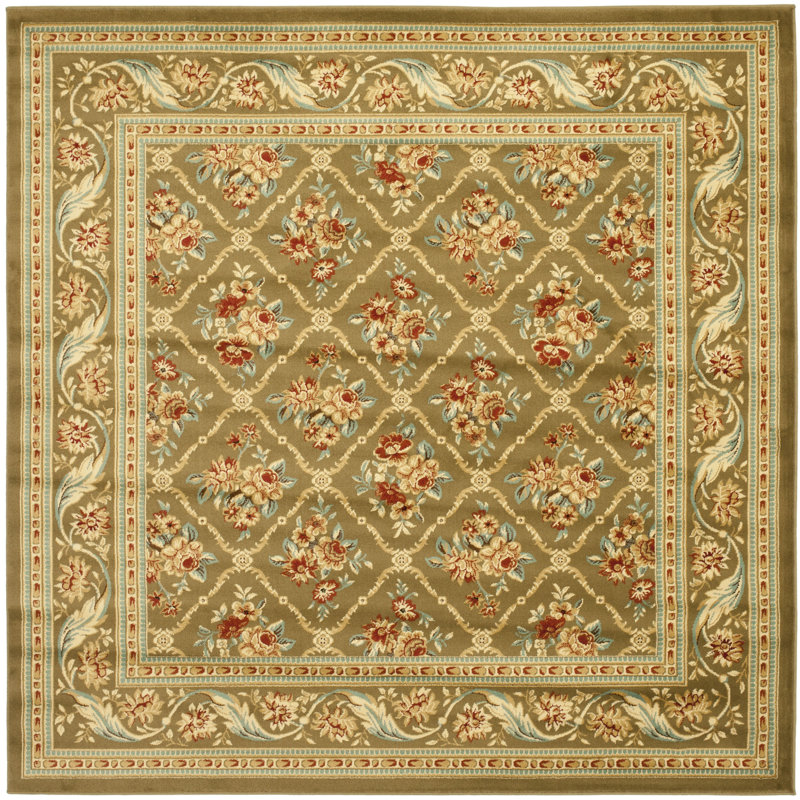 Fransen Performance Oriental Rug, Square 6'7"