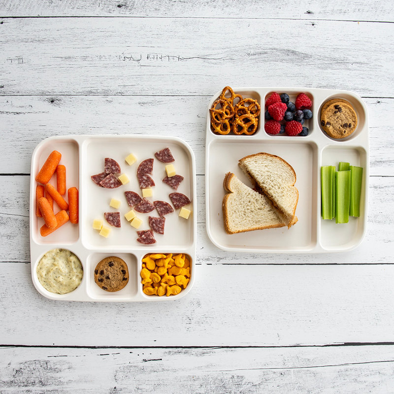 Plateaux à repas divisés