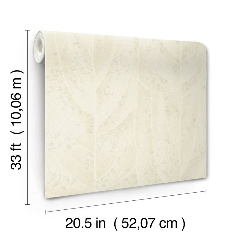 Papier peint Dicot, Ivoire