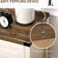 White Cabinet With Barn Doors For Compact Storage - Rustic Small Items