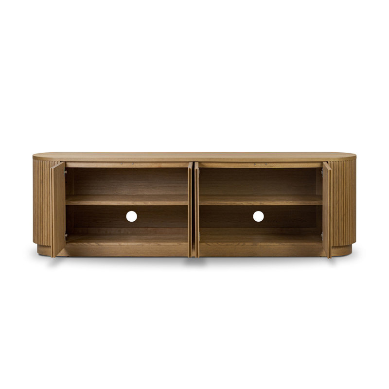 Delphi Media Console-Desert Oak, Desert Oak