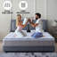 Matelas en mousse à mémoire de forme mi-ferme à ressorts ensachés de 12 po avec matelas à ressorts ensachés