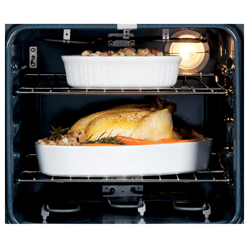 24" Black Self-Cleaning Electric Single Wall Oven
