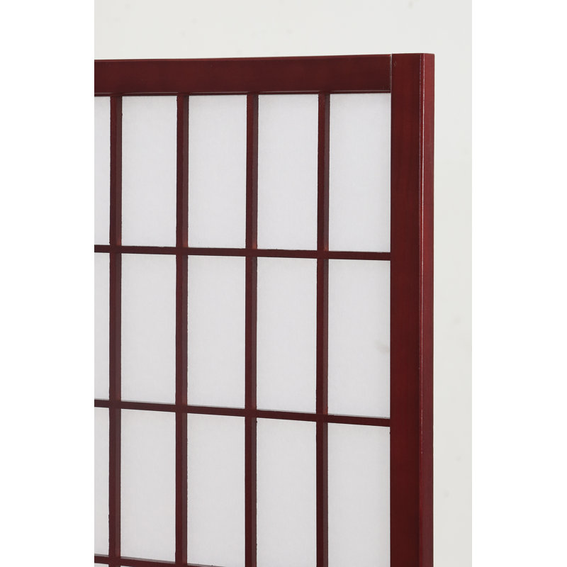 Paravent Shoji pliable Alex 70'' H, Cerisier, 4