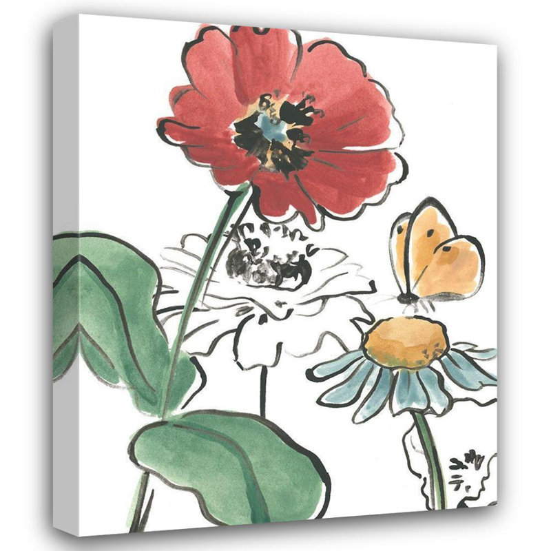 «Bungalow Rose Vess, June» par Erica Gallery, art boho sur toile, H 24 po x l 20 po