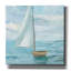 «Silver Sail Bright» par Albena Hristova, art mural sur toile, 18 po x 18 po