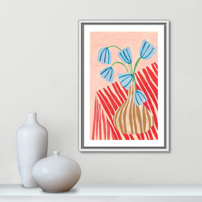 Impression de tulipes rayées par Violets Print House