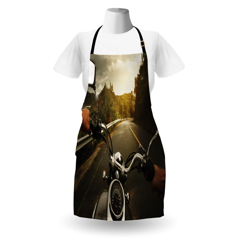 No Pattern Bib Apron