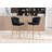 Cavill Upholstered Counter Stool with Metal Frame-1837340441