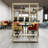 Simple home wine rack against the wall-107332881