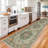 Washable Oriental Area Rug - Rugs for Living Room Soft Carpet for Bedroom Waterproof Floral Distressed Indoor Stain Resistant Non-Shedding Floor Carpets (Green)-232252222