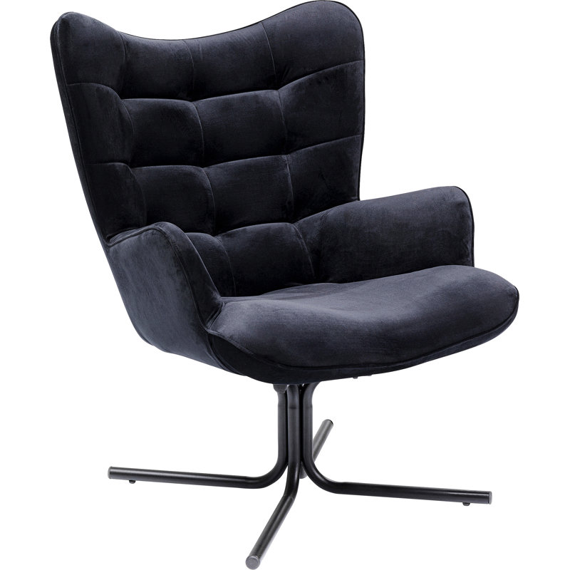 Oscar Armchair, 100 % polyester black