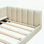 Lit plateforme tapissier grand et simple TG-97871701