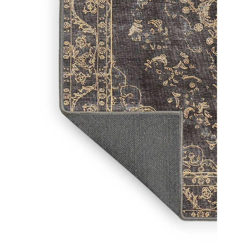 Tapis noir / rouge Didion, Rectangle 3 pi x 5 pi