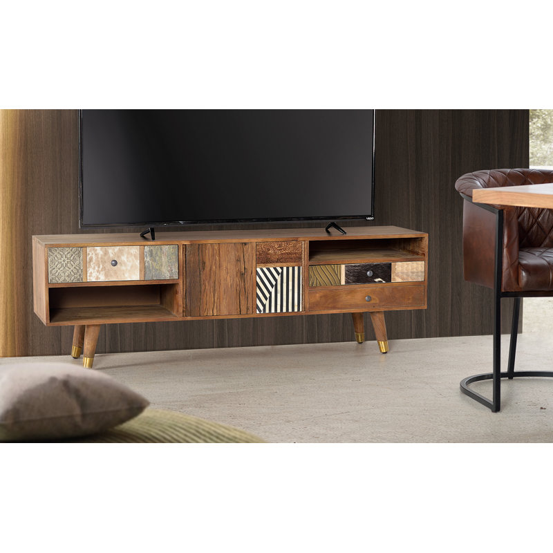 Schiffer Unfinished TV Stand for TVs up to 75"