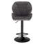 Dequavious Swivel Yes Upholstered Velvet Yes Bar Stool with Steel Frame-1125359100-1219809670