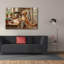  «Labrador Retriever In The Kitchen» par Rich Monet, art mural sur toile, 60 po x 40 po