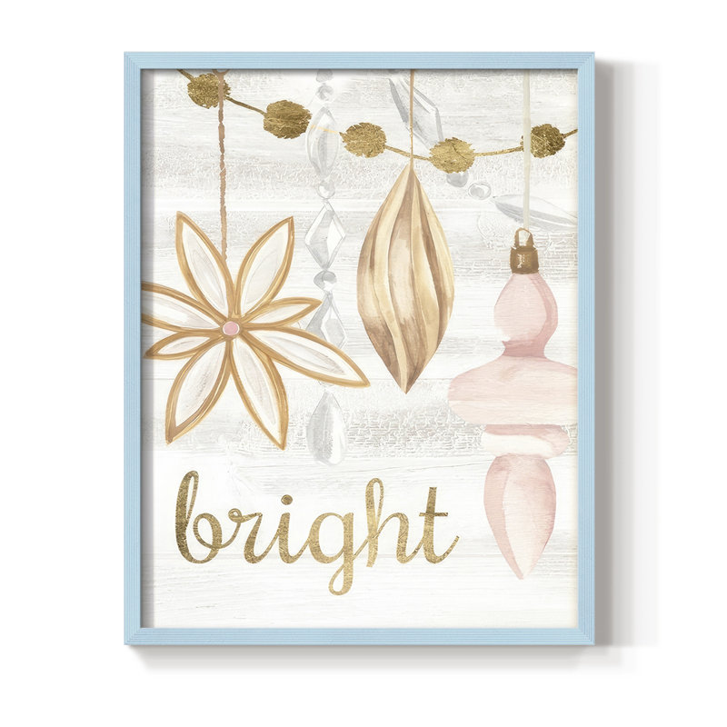 "Collection Elegant Ornaments B", Bleu, H 21 po x l 17 po