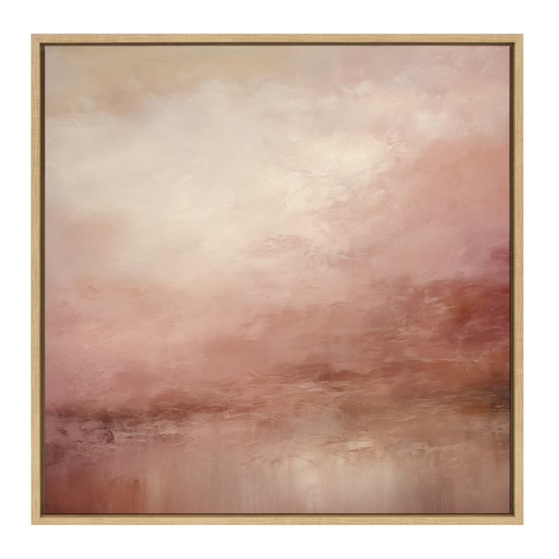 «Tonal Abstract» par The Creative Bunch Studio, reproduction d'art sur toile encadrée