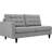 Modway Empress 2 Piece Upholstered Fabric Sectional-598698256-598698262