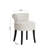 Millani Beige Linen Upholstered Solid Wood Accent Stool, 23.35'' H X 17.85'' W X 19.35'' D-1682261767