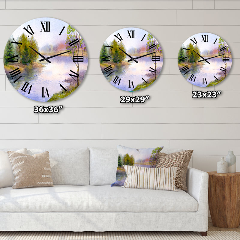 Horloge murale Lake House, Grand