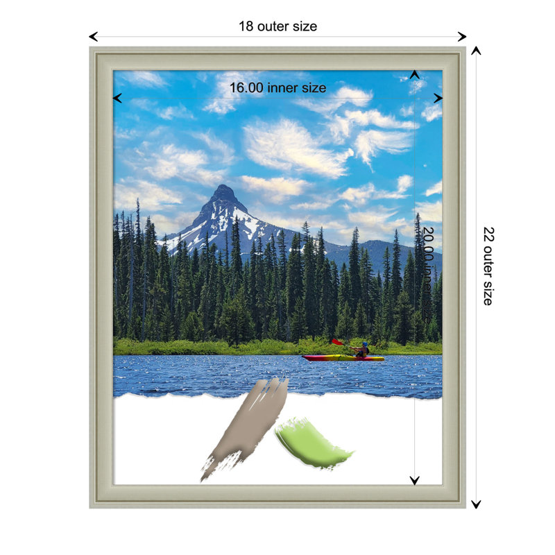 Teyte Silver Picture Frame, 16'' W x 20'' H