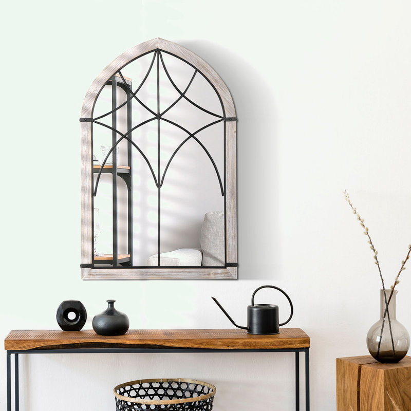 Large Farmhouse Arch Wall Mirror