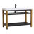 Raya 48'' Single Bathroom Vanity with Resin Top-557386131