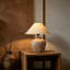 Lampe de table rustique en céramique de 45 cm, lampe de chevet vintage en pot d'argile, lampe d'appoint pour la décoration de la chambre ou de l'entrée