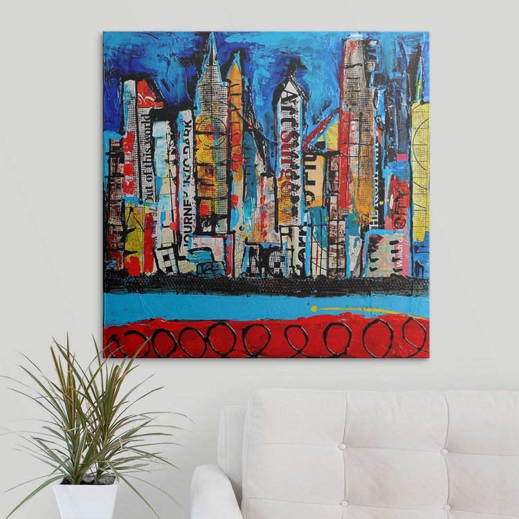 Suzana Modern & Contemporary, 35" H x 35" W x 1.5" D, Canvas