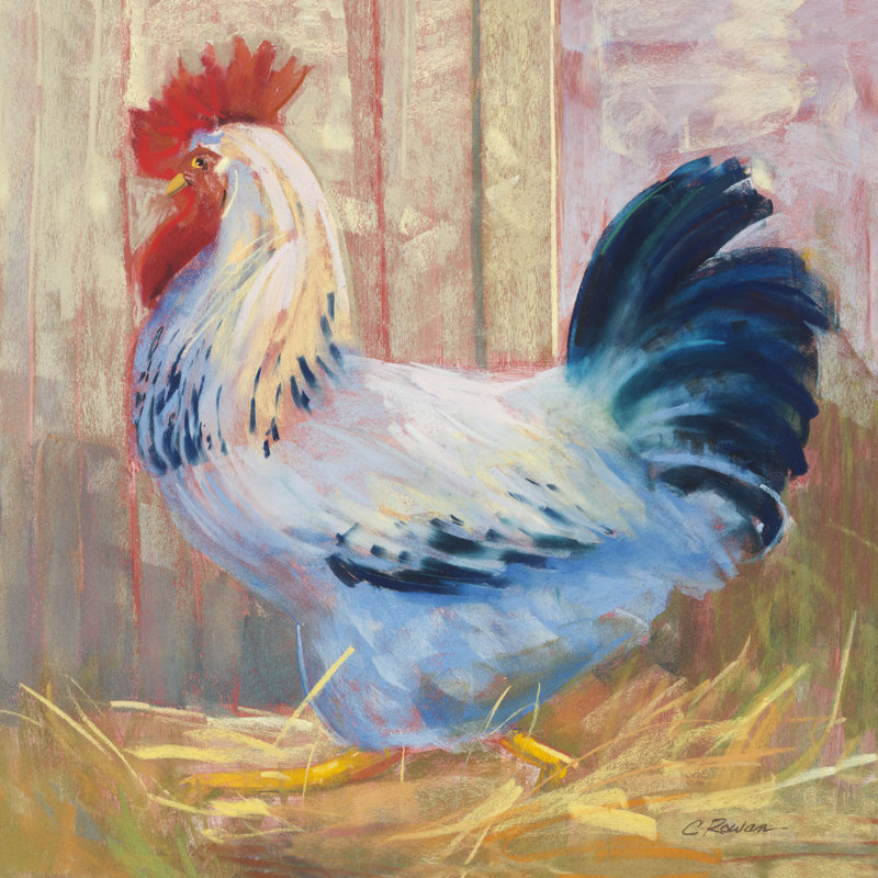 Hercule by Carol Rowan - Wrapped Canvas Painting, 30cm H x 30cm W