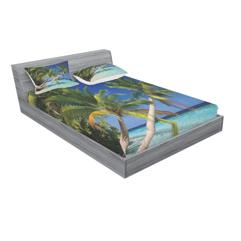 Microfiber Sheet Set, Queen Sheet Set + Fitted Sheet + 2 Pillowcases