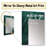 Bold Forest Landscape Path Of The Emerald River IV - Forest Decorative Wall Mirror, Traditional Mirror, Printed Metal Art-1716656291