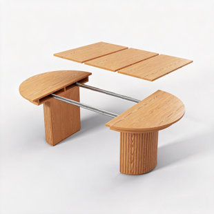 Table de salle à manger extensible 45 po à 105 po