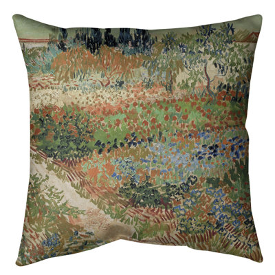 Vincent Van Gogh Reversible Throw Pillow