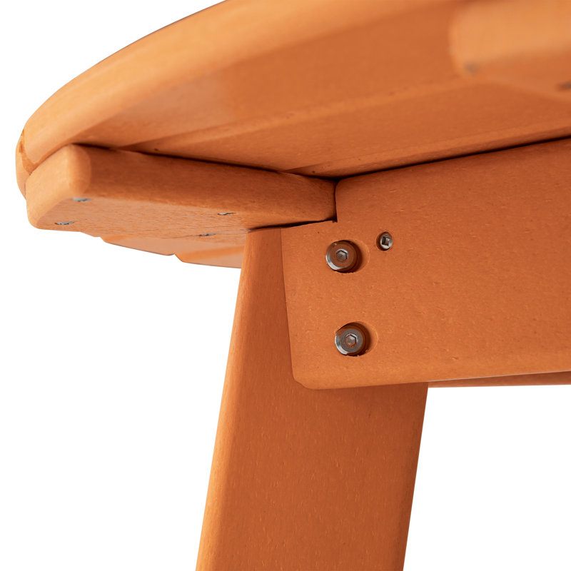 Table basse Ramonita, Mandarine, H 19 po x l 35,5 po x P 35,5 po