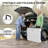 42.5'' Folding Fish Cleaning Table Portable Camping Sink with Foldable Faucet, Drainage Hose, Sprayer