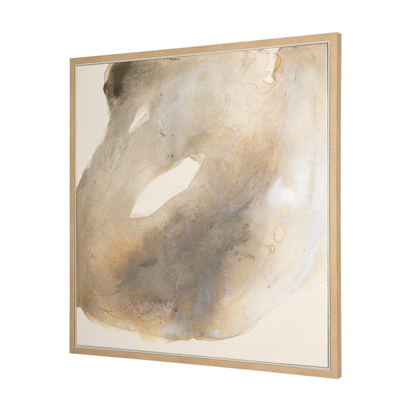 «Aura» par Ira Havuka, œuvre d'art encadrée sur toile texturée