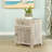 Washed 1-Door Accent Cabinet With Drawer